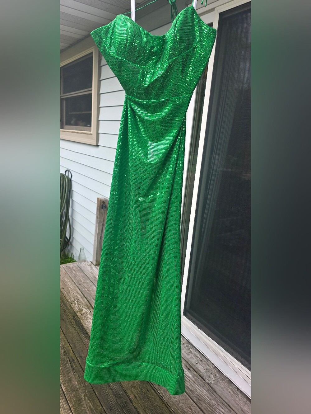 Terani Couture 241P2135 - Sequin Bodycon Prom Dress - Emerald
